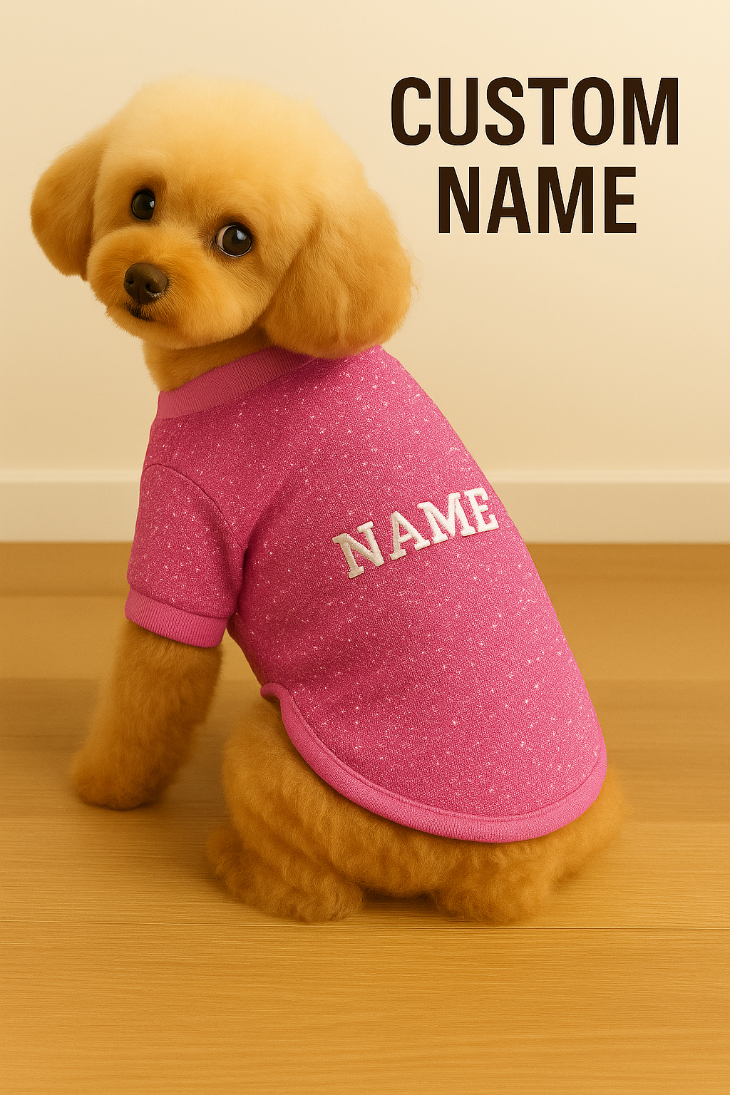 Glitters Pink Custom Pet Dress