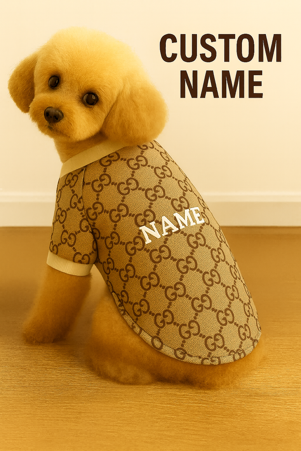 Gucci Designer-Inspired Custom Pet Dress