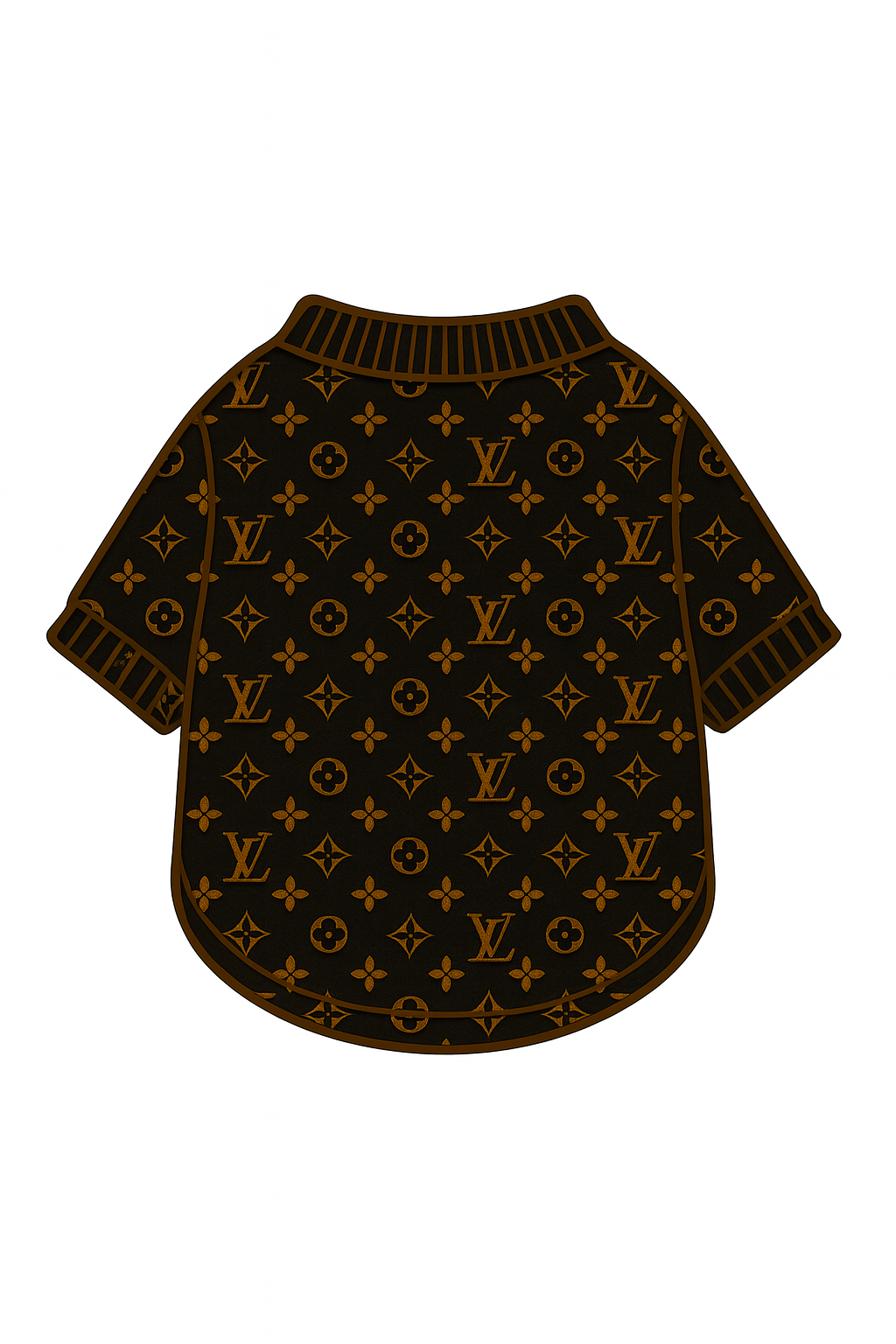 LV Designer-Inspired Custom Pet Dress